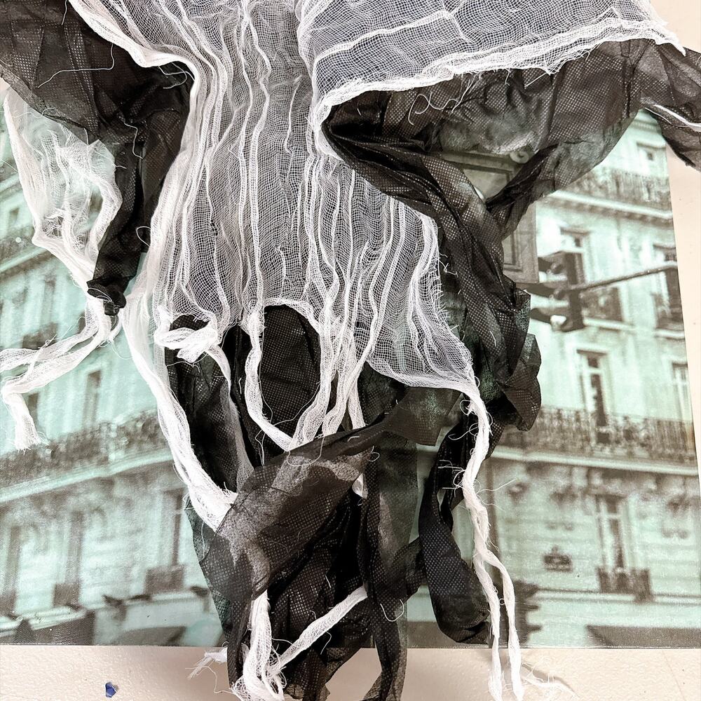 Halloween Hanging Skeleton Ghost - Picture 5 of 6